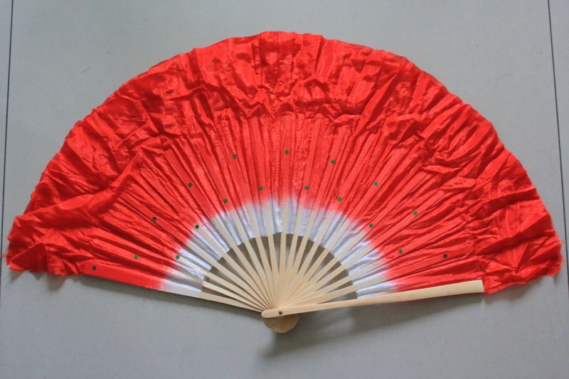 

Free shipping 80pcs/lot Chinese dance fan silk veils with 5colors available