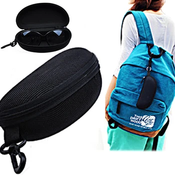 

Black Portable Cute Style Hard Zipper Case Box for Glasses Eye Glasses Sunglass Bag Eyewear Accessories 1NKP 5VYY 7EHR