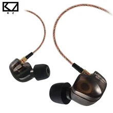 KZ ATES COMIÓ ATR Auriculares con Micrófono para el Teléfono Deporte de Auriculares Estéreo de Alta Fidelidad HD Profesional Controlador de Monitor de Auriculares