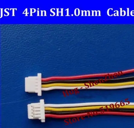 

Wholesale 200pcs Micro JST SH 1.0mm Pitch 4-Pin Female Connector with Wire 150mm 4pin jst connector both head