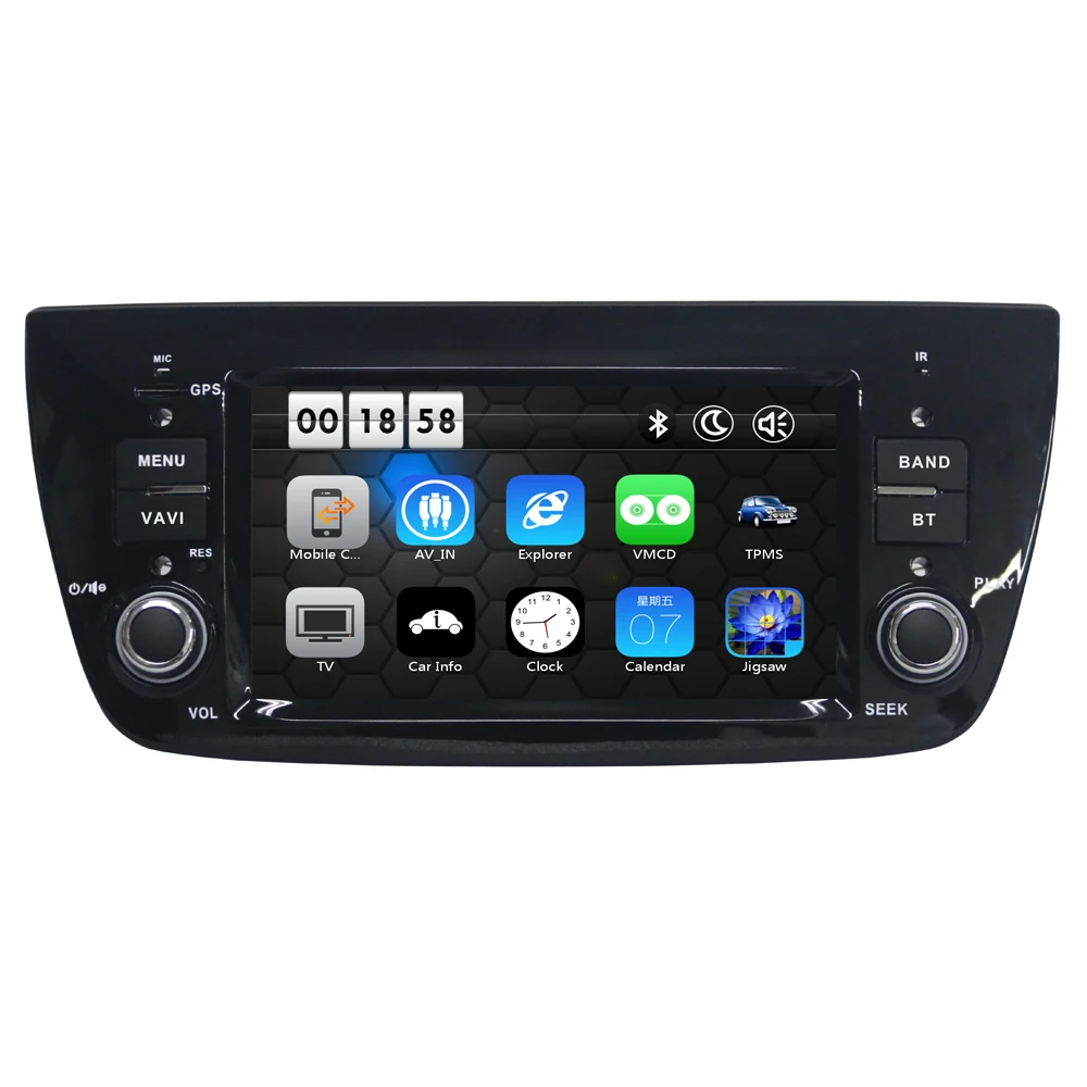 Sale New! 6.1 Inch Car DVD Multimedia Player Stereo For Fiat/Doblo With Canbus 3G USB Host Radio GPS Navigation RDS BT 1080P Maps 1