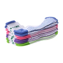 Женские носки для фитнеса, йоги, профессиональные противоскользящие резиновые точки, спортивные носки для тренировки в помещении, латексные носки для пилатеса