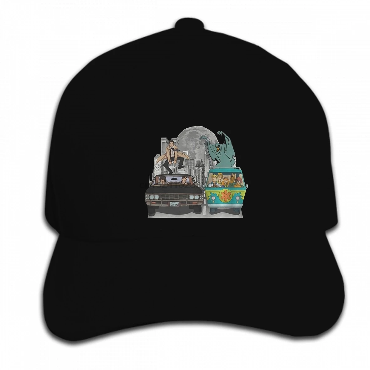 Print Custom Baseball Cap Hip Hop Supernatural And Scooby Doo Scooby