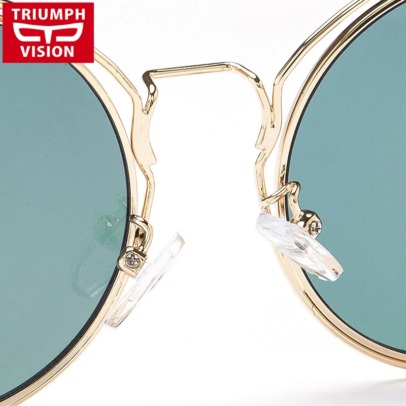 Солнцезащитные очки TRIUMPH VISION женские зеркальные модные брендовые дизайнерские