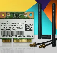 SSEA Новая беспроводная карта с антенной для ATHEROS AR5B225 300Mbp Мини карта pci-e WiFi+ Bluetooth 4,0