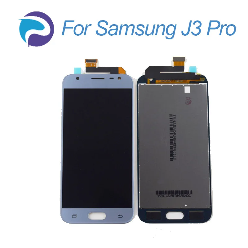 Для samsung J3 Pro ЖК экран сенсорный digitzer сборка Замена J3110 2017 для lcd|Экраны мобильных