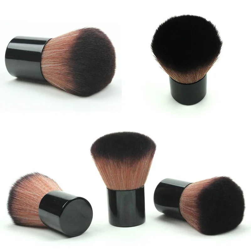 Mayitr 1pcs New Soft Fiber Powder Makeup Round Brush Professional Kabuki Cosmetic Blush Brush Beauty Tool For Makeup