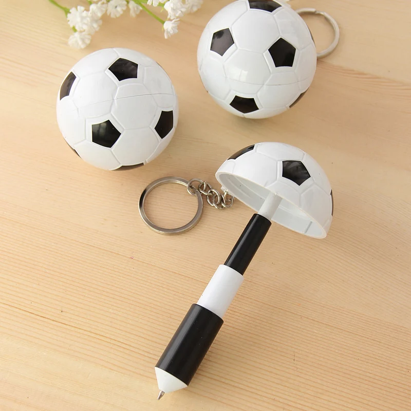 Stationery retractable pen football ballpoint pen primary school students little prizes school supplies football training belt device single person auxiliary training belt primary school students kicking and fitness equipment