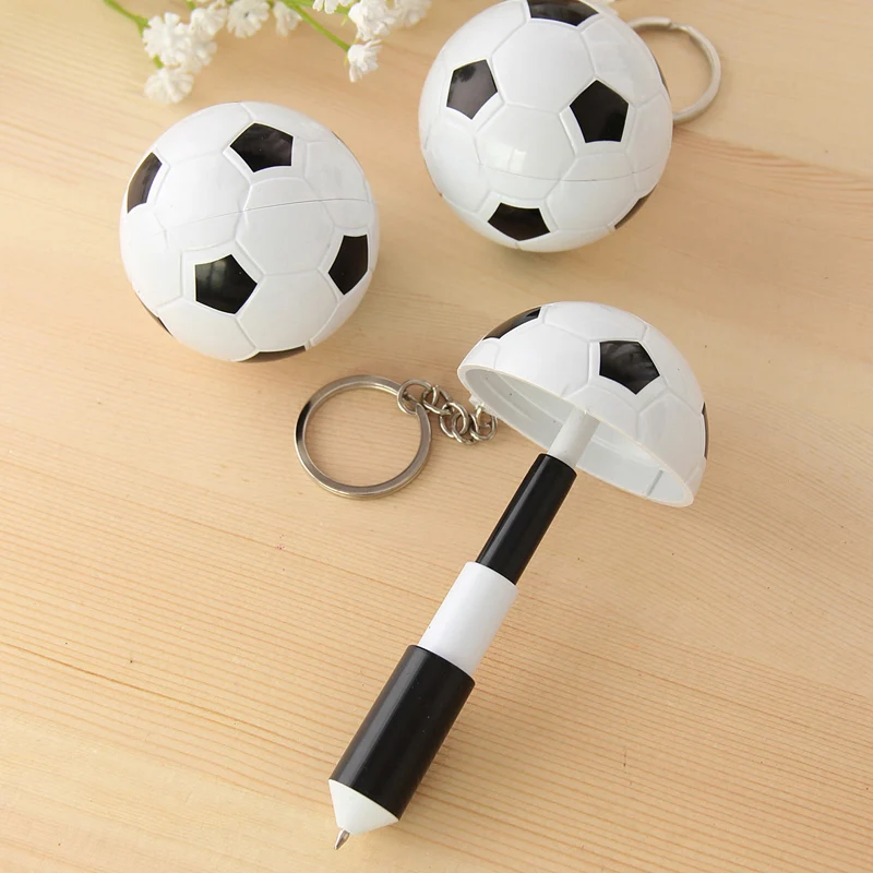 Stationery retractable pen football ballpoint pen primary school students little prizes school supplies