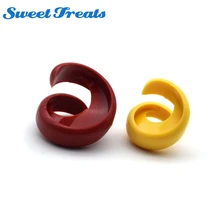 Sweettreats 2 шт ручной необычный слайсер для нарезки сосисок спиральный горячий спиральный резак для хот-догов слайсер кухонный гаджет инструмент для барбекю