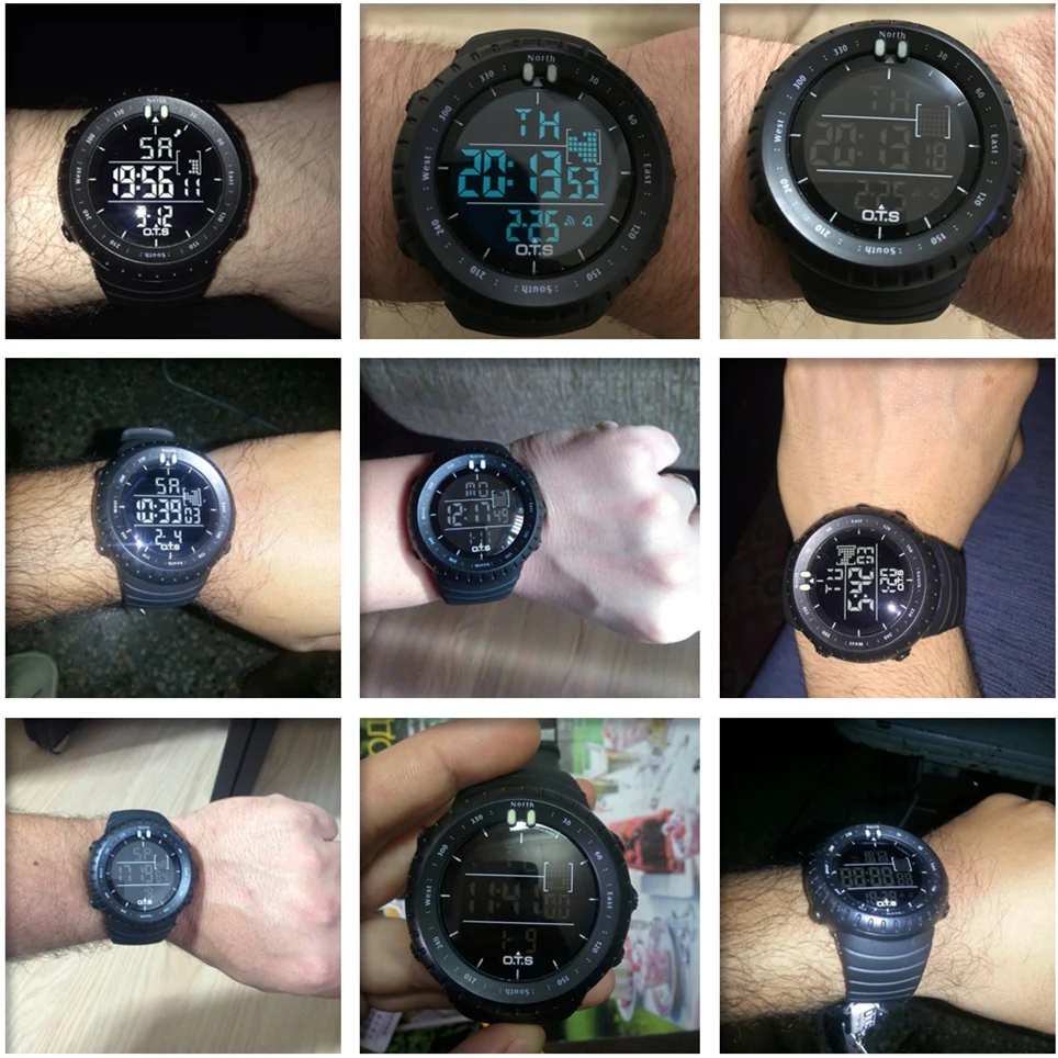 all black mens sport watches