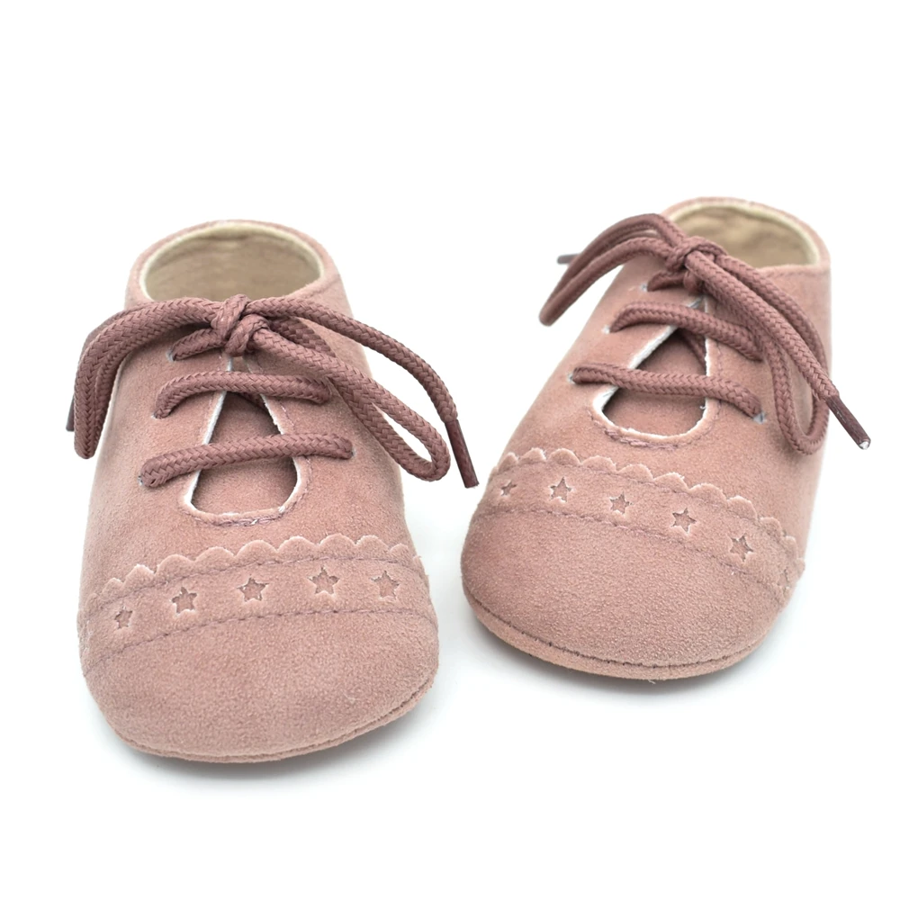Новые брендовые Детские ботиночки для новорожденных и малышей, мягкая подошва для мальчиков и девочек, милые Мокасины, повседневная обувь с цветочным рисунком для малышей 0-18 месяцев