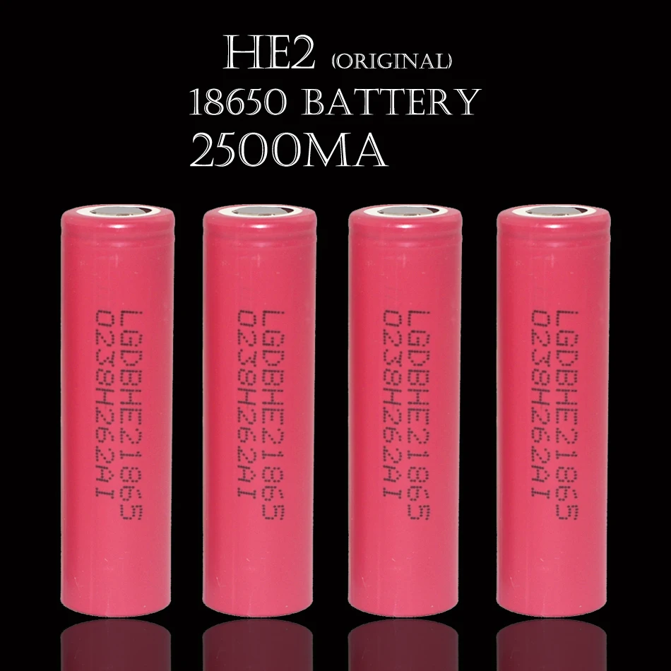 Aliexpress.com : Buy 4PCS new for LG HE2 18650 rechargeable lithium ion ...