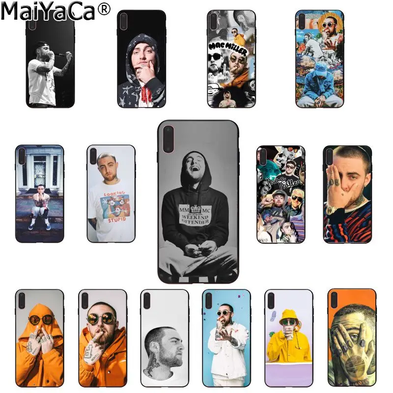 

MaiYaCa Macs Miller Custom Photo Soft Phone Case for iPhone X XS MAX 6 6S 7 7plus 8 8Plus 5 5S XR