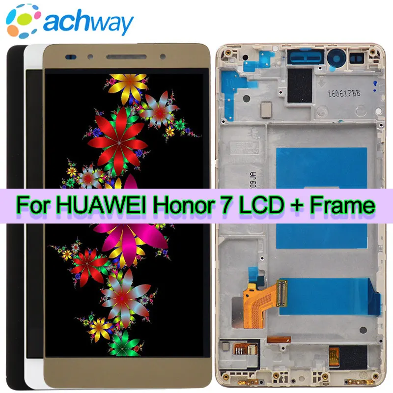 Для HuaWei Honor 7 ЖК сенсорный экран с рамкой 5 2 &quotPLK L01 PLK UL00 AL10 дисплей цифрователем