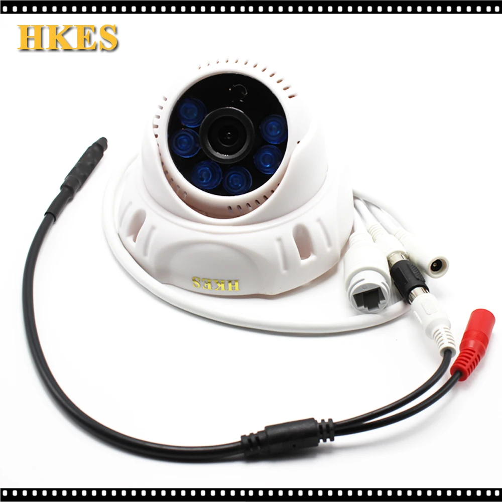 HKES HD 1MP IP Camera Audio IP Cam With External Microphone Pickup 1280