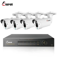 Keeper 8CH 1080P DVR CCTV система 4PCS SONY IMX323 наружная Всепогодный Безопасность камера день Ночь Видеонаблюдение система Комплект