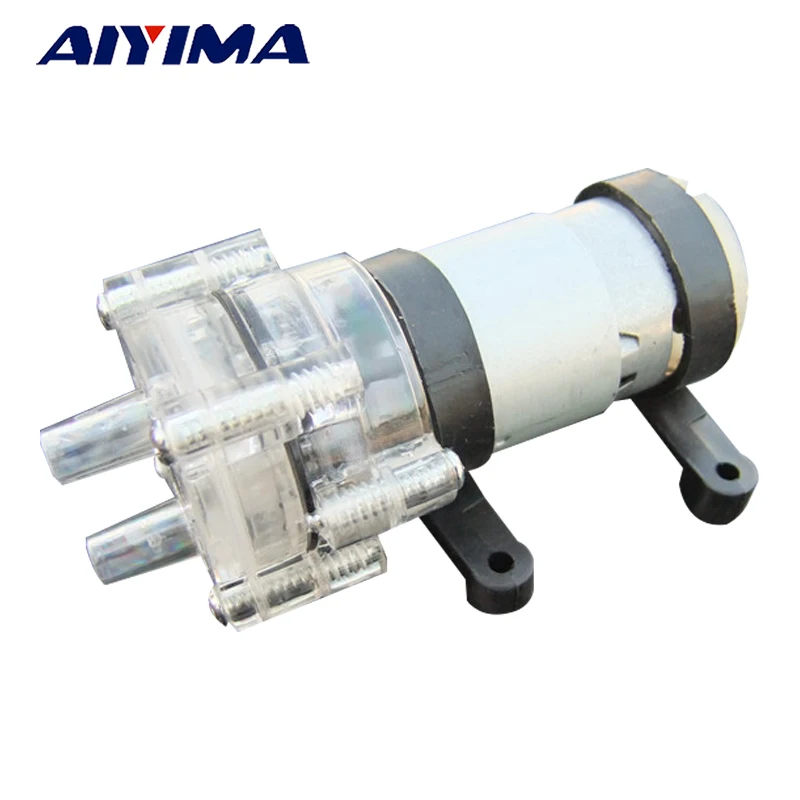 Aiyima DC12V водяной насос высокого Температура прозрачный миниатюрный Чай кунг фу
