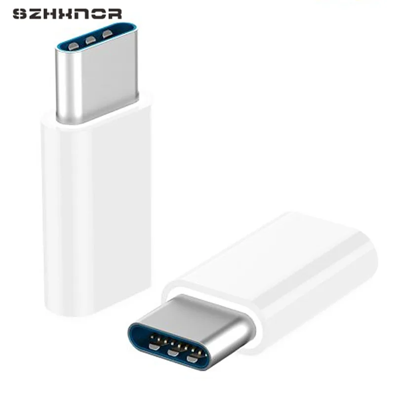 2 шт. USB-C к mi cro USB Адаптер преобразует Тип-C ввод mi cro USB зарядное устройство для Xiaomi mi 5 5S huawei p10 nova zte axon 7 nubia