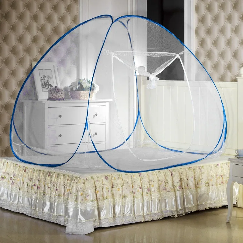 

Modern Summer Mosquito Nets Breathable Double Door Mosquito Nets Free Installation Mosquito Nets Foldable Camping Supplier