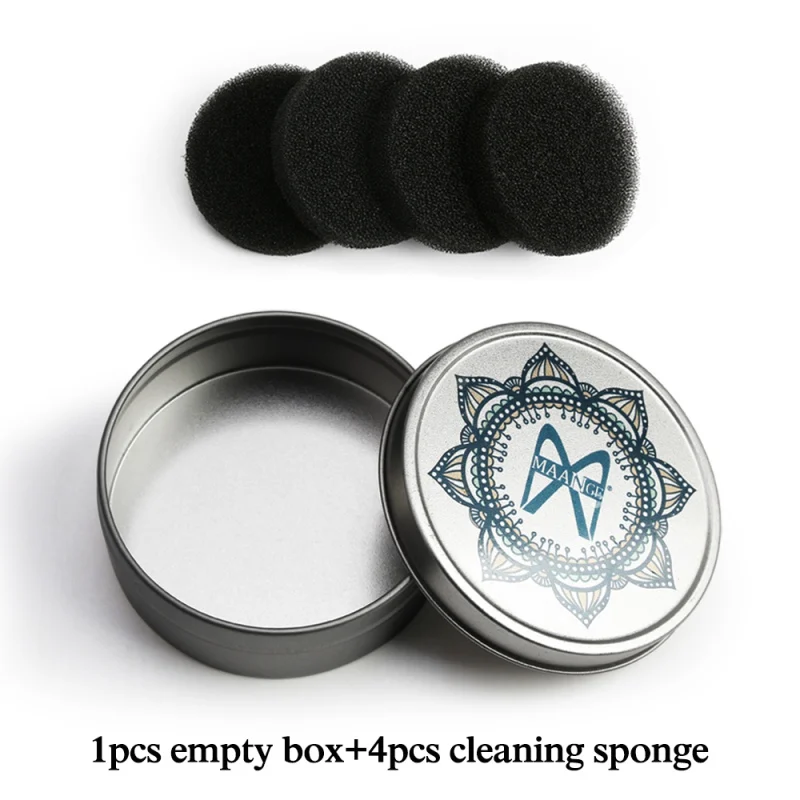 

Makeup Brush Cleaner 4pcs Sponge+Empty box Remover Color Off Make up Brushes Cleaning Powder Brush Washing dropship support