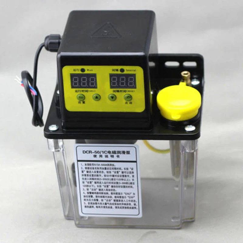 High Quality 220V 1.8L Dual Digital Display Automatic Electric Lubrication Pump Oiler NC Pump