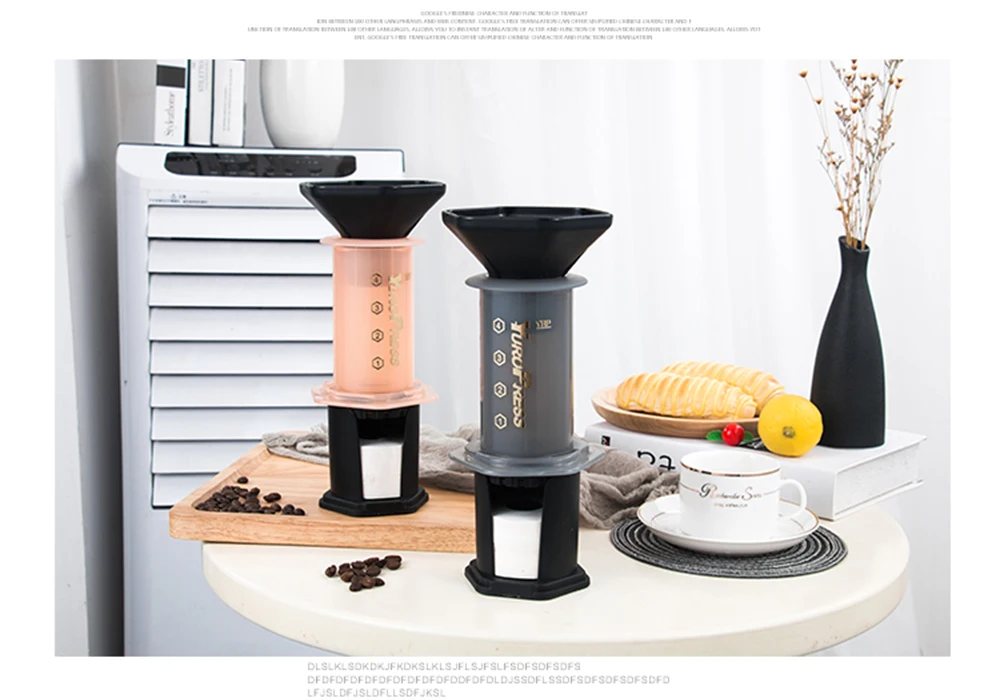 YRP YuroPress Portable Coffee Maker Espresso French Press barista tools Coffee Pot Air Press Drip Coffee Machine Filters Paper