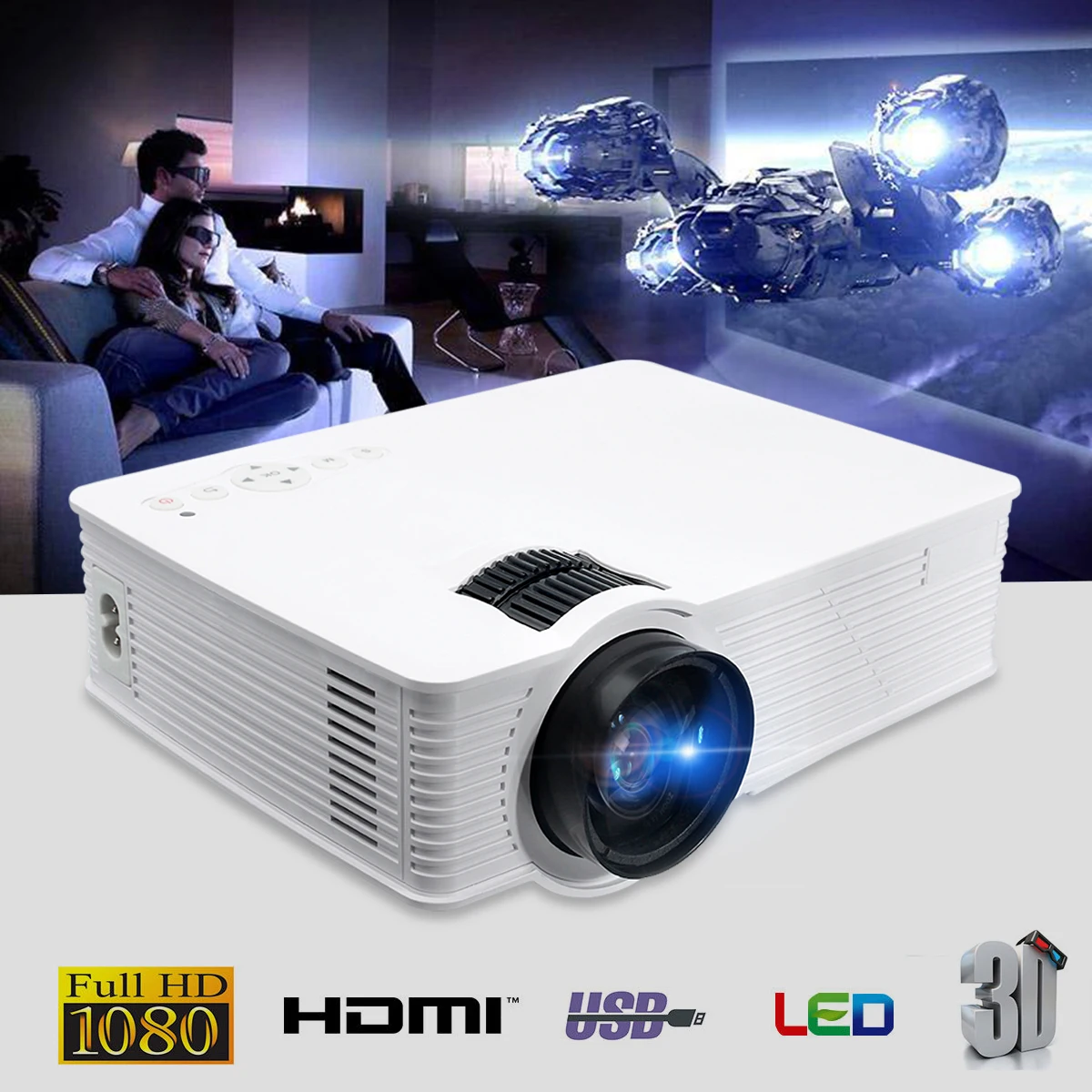 Aliexpress.com : Buy Thinyou GP 9 Projector White 3000 Lumens portable ...