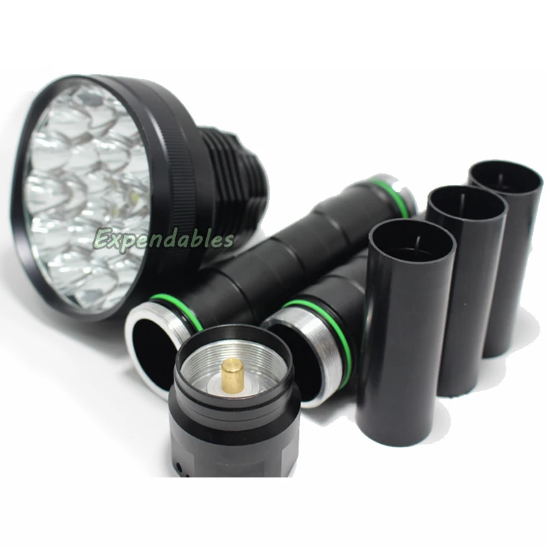 

powerful led flashlight 35000LM XML-24*T6 Hunting Lights exploration Lamp Lighting tactical LED Flashlights 26650/18650 Torch