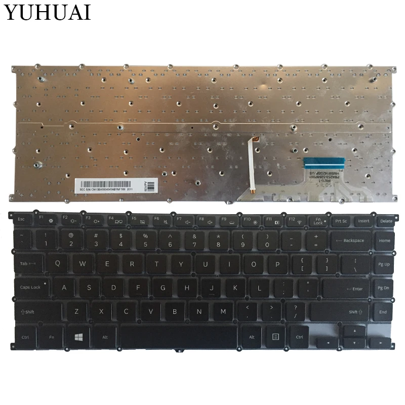 

NEW US Laptop Keyboard For Samsung NP940Z5L NP930Z5L US keyboard black Backlit
