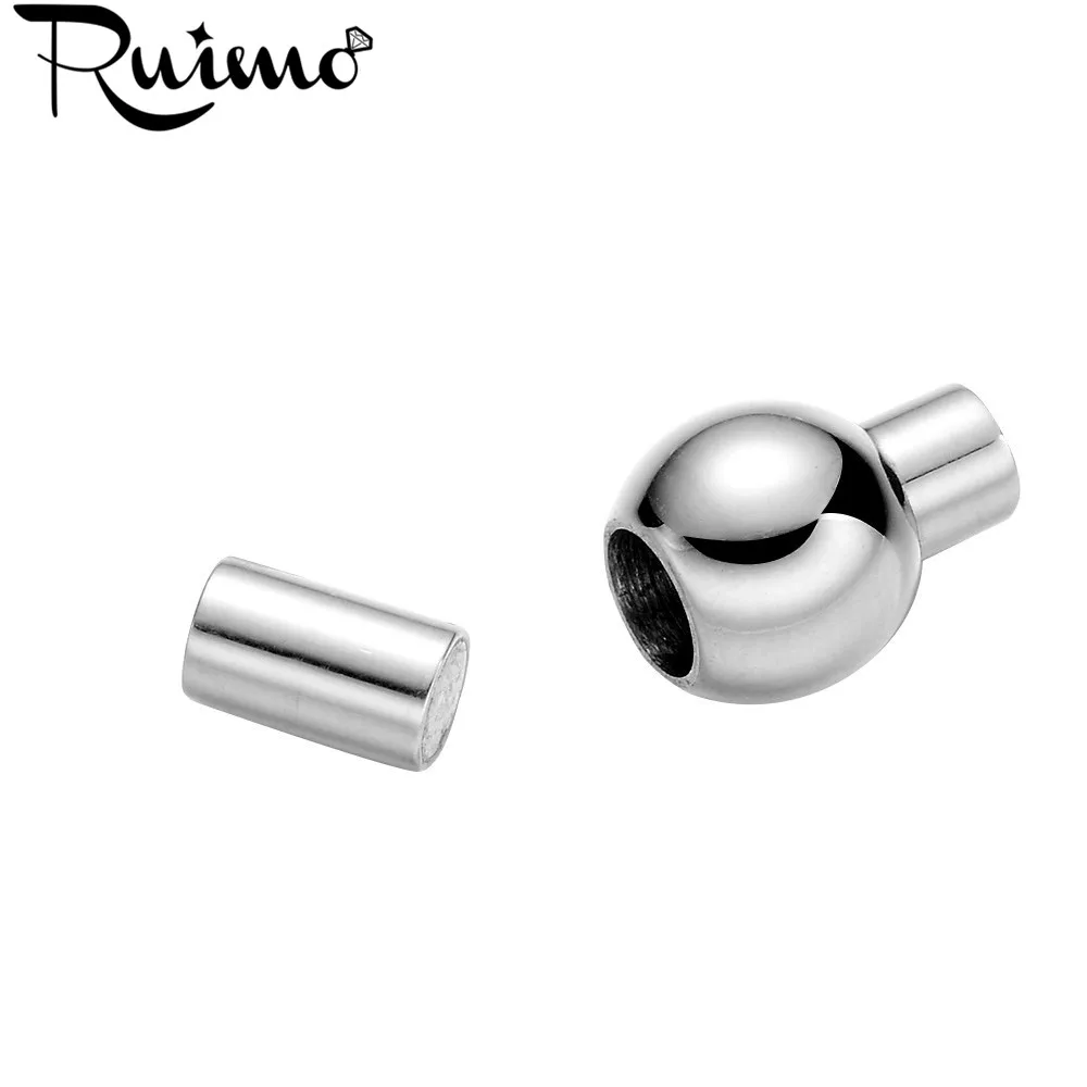 Полированный магнитный крючок RUIMO из нержавеющей стали 316l размер отверстия 3 мм