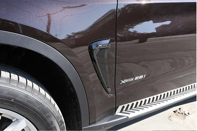 Для BMW Xdrive эмблема логотип X5 F15 X5M F85 14-18 акула жабры боковое крыло Вентиляционное украшение 3D наклейки авто аксессуары автостайлинг