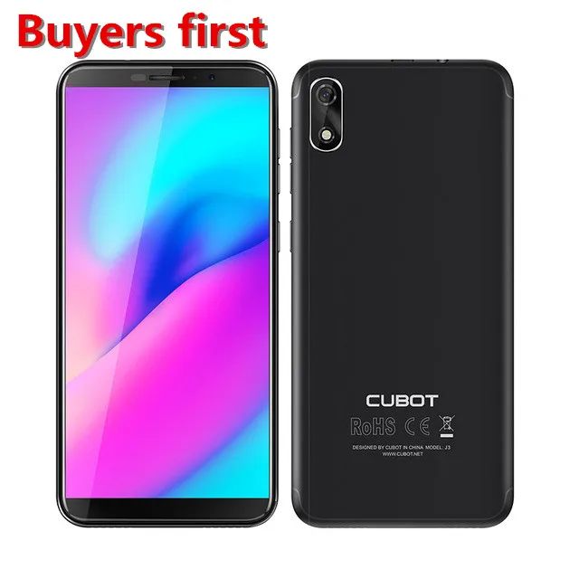 

Original Cubot J3 Android Go 18:9 5.0"FHD RAM 1GB ROM 16GB MT6580 Quad-Core Smartphone 2000mAh 3G Face ID Dual Sim mobile