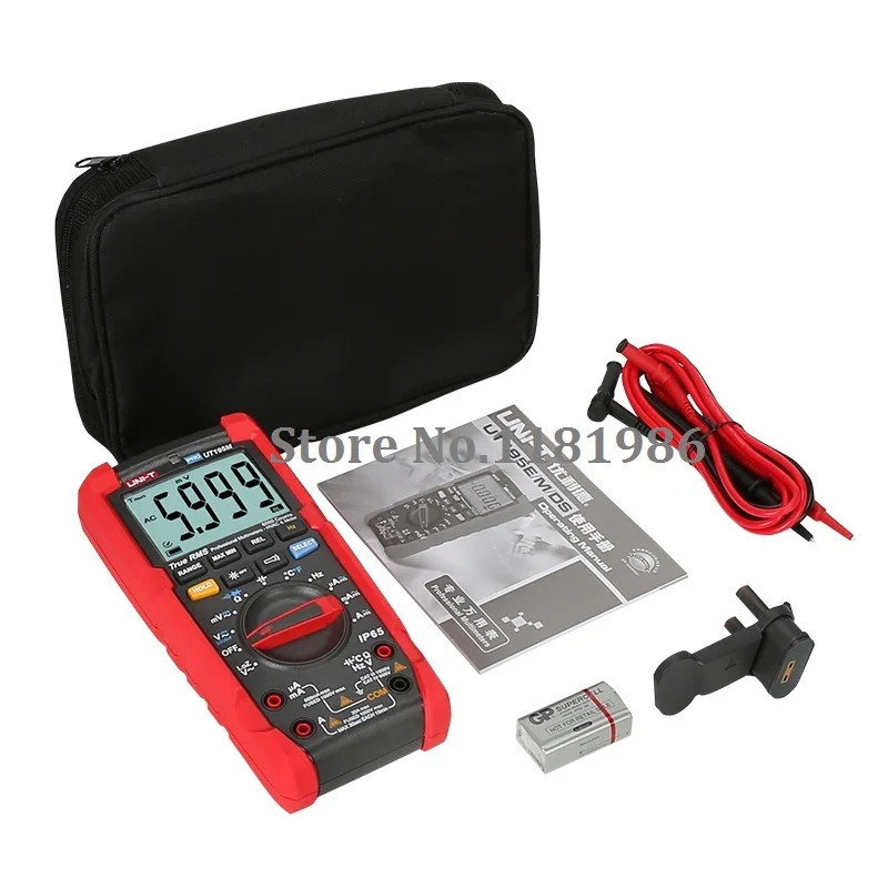  UNI-T UT195M UT-195M Industrial Waterproof True RMS Digital Multimeter Flashlight / Temperature Mea