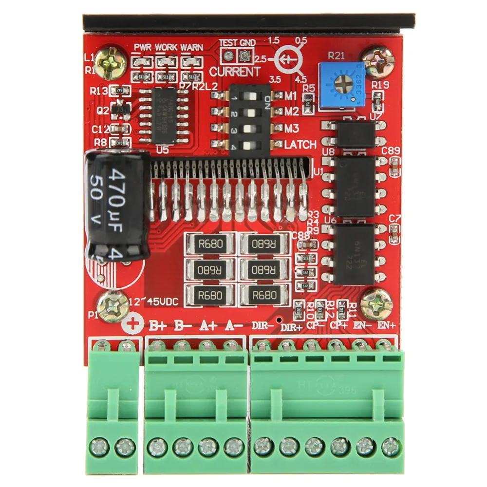 Фонарь TB6600 4A 2 фазный Драйвер шагового двигателя 16 микрошагов для ЧПУ|Драйвер