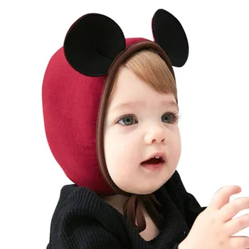 

2018 Baby Hat Newborn infant Baby Cotton Cute Deer Caps Hats For Baby Girls Knitted Beanies Cap gorro infantil