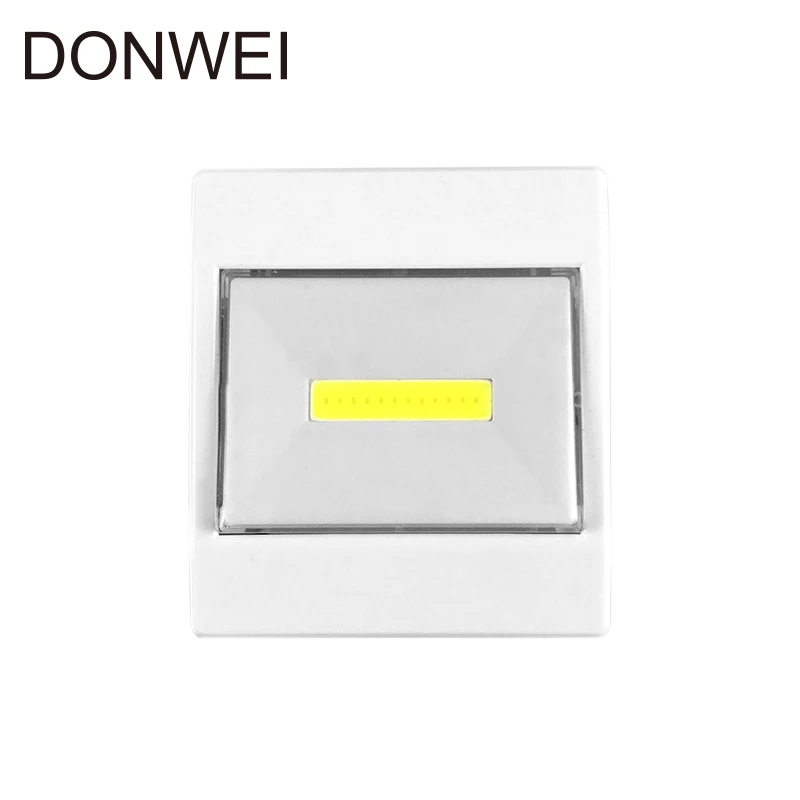 Household High-quality Battery-powered Switch Night Light Press To Open Night Lamp for Bedside Corridor Stairs Toilet 1