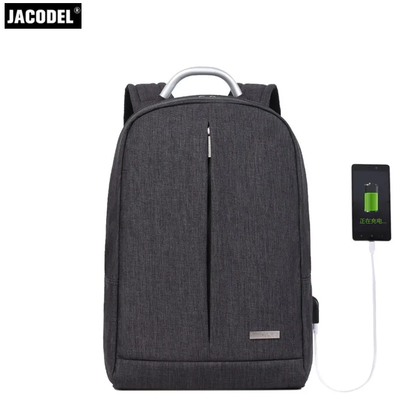 

Jacodel Laptop Backpack for 15.6 inch Charging USB Port Computer Backpacks Male Waterproof Man Busines Dayback Women Travel Bags