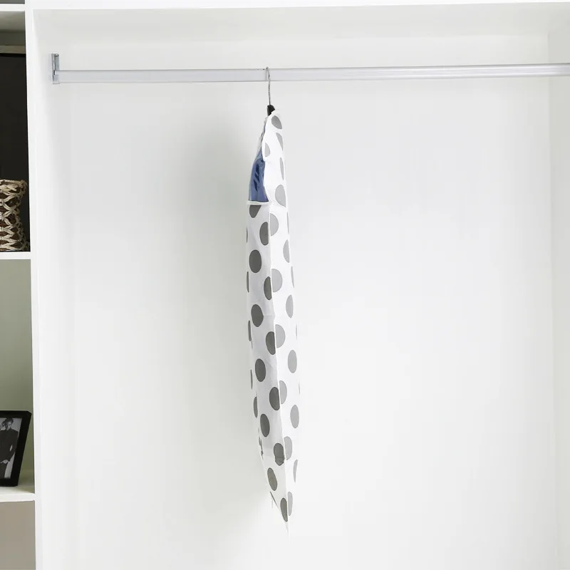 4Pcsset Thick Transparent Clothes Dust Cover Clothing Suit Garment Hanging Pocket Can Wash Storage Bag Organizer For Jack Coat (4)