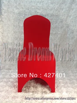

Hot Sale Red Lycra Chair Cover / Spandex Chair Covers / Wedding Chair Covers For Wedding Decoration & Party
