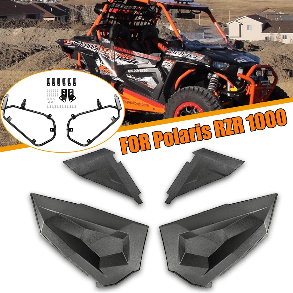 KEMiMOTO Lower Door Panel Inserts for Polaris RZR S 900 1000 2016 RZR