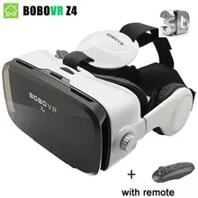 Bobovr Z4 VR коробка кожа 3D картонный шлем виртуальной реальности VR Очки гарнитура для смартфон + контроллер Bluetooth