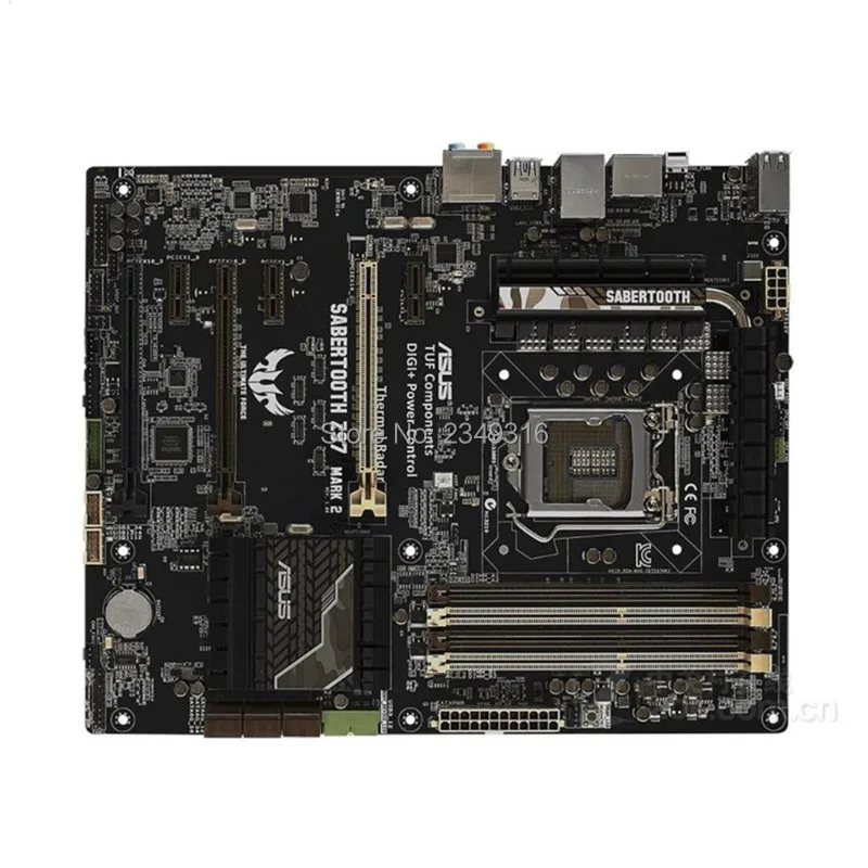 

For Asus SABERTOOTH Z97 MARK 2 Desktop Motherboard Socket LGA 1150 DDR3 Z97 SATA3 USB3.0 Motherboard