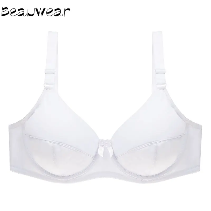 Beauwear женский полная фигура комфортный на косточках поддерживающий бюстгальтер