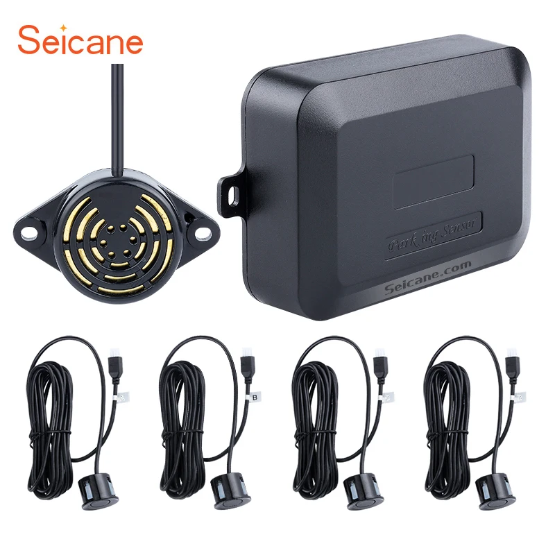 

Seicane Newest Dual Core CPU Car Rearview Parking Sensor Detector Video Radar System Rear View Camera Monitor for Universal Car