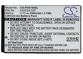 

Cameron Sino High Quality 1000mAh Battery A20ZDX/3ZP for Philips Xenium T129, Xenium X100, Xenium X325