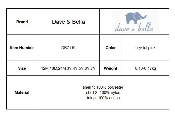 Dave bella/платье принцессы для девочек; Детские костюмы; детские летние Вечерние платья на свадьбу; шифоновое платье для малышей; DB7116