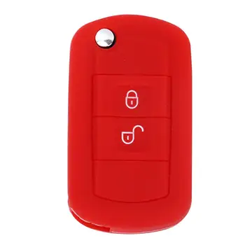 

2 Button Silicone Silicone Key Case Car Remote Control Case Replacement Holder Vehicle Soft Remote Fob Cover for Landrover