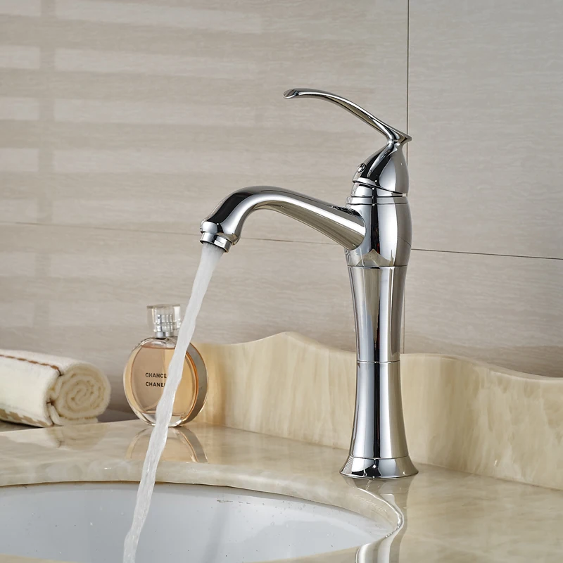 ... single handle chrome brass bathroom basin faucet single handle hole