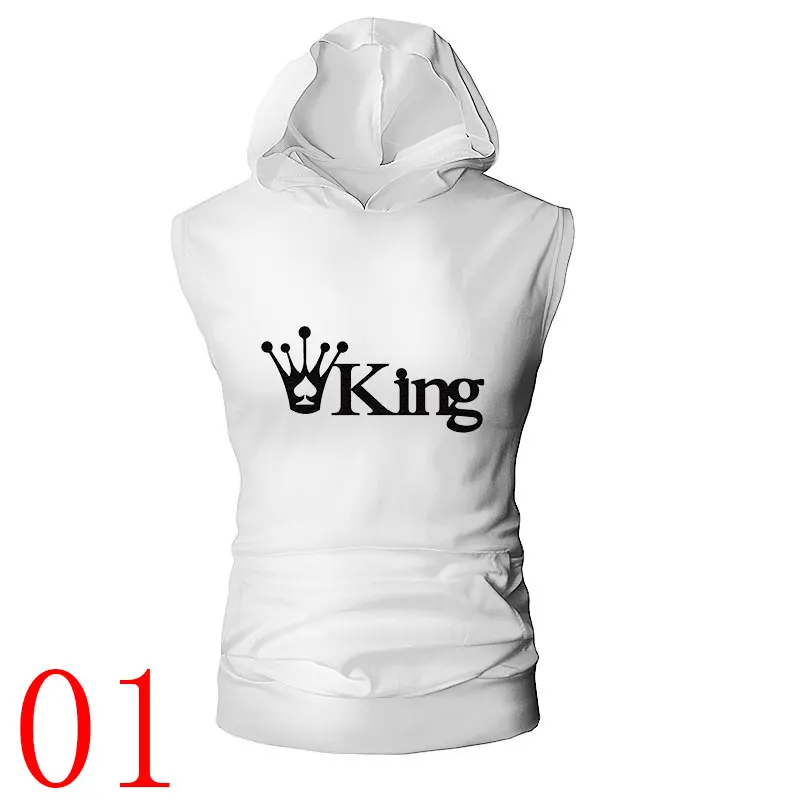 Для мужчин Top King письмо футболки короткий рукав шею Повседневное Tee | Мужская
